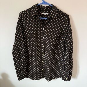 Foxcroft Button-Down textured women’s size 8